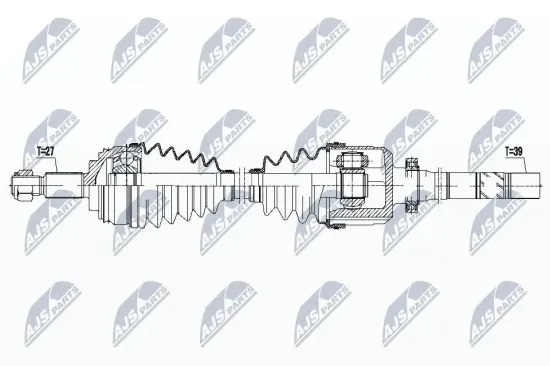 Antriebswelle NTY NPW-RE-085 Bild Antriebswelle NTY NPW-RE-085