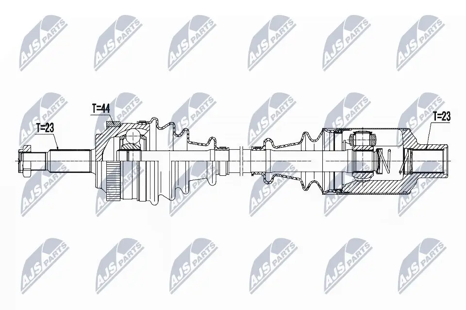 Antriebswelle Vorderachse rechts NTY NPW-RE-111
