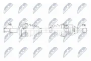 Antriebswelle Vorderachse rechts NTY NPW-RE-113