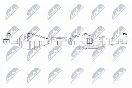 Antriebswelle NTY NPW-RE-140 Bild Antriebswelle NTY NPW-RE-140