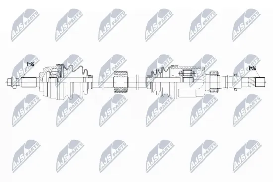 Antriebswelle Vorderachse rechts NTY NPW-RE-144 Bild Antriebswelle Vorderachse rechts NTY NPW-RE-144