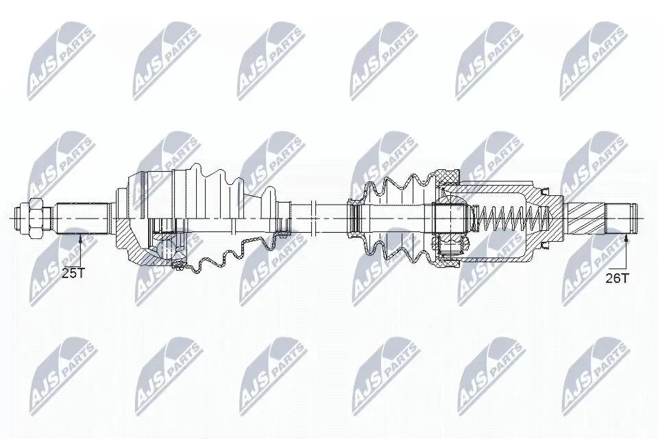 Antriebswelle NTY NPW-RE-148