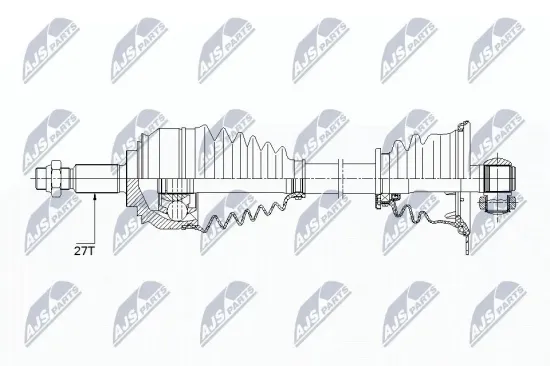 Antriebswelle Vorderachse links NTY NPW-RE-153 Bild Antriebswelle Vorderachse links NTY NPW-RE-153