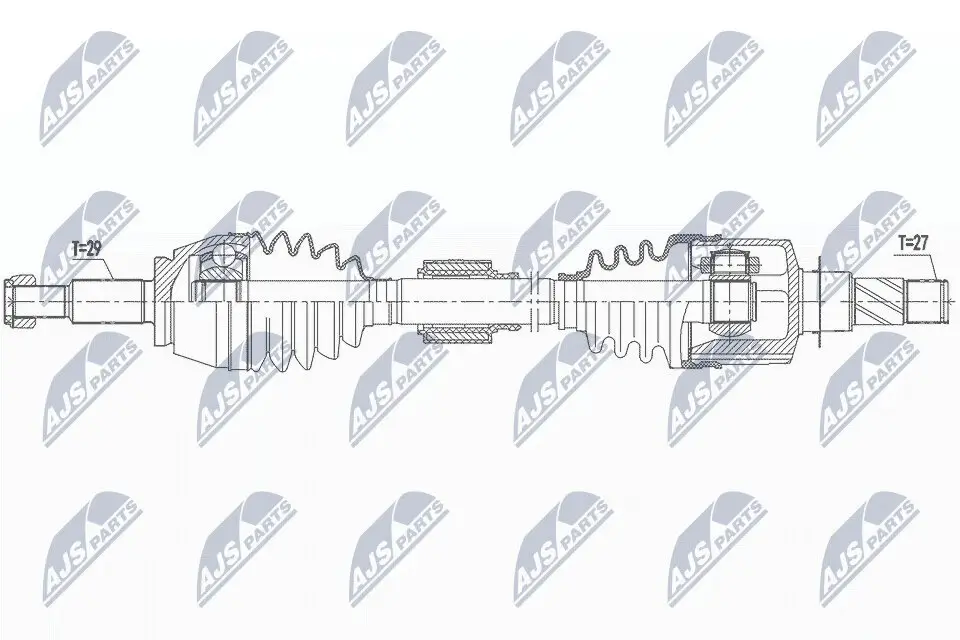 Antriebswelle Vorderachse links NTY NPW-RE-161