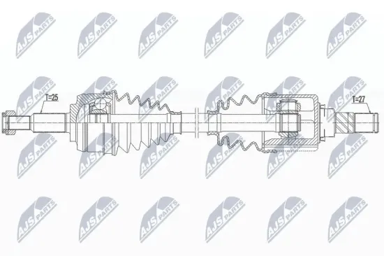 Antriebswelle NTY NPW-RE-164 Bild Antriebswelle NTY NPW-RE-164