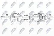 Antriebswelle Vorderachse links NTY NPW-RE-170