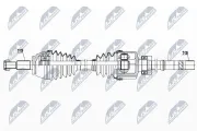 Antriebswelle Vorderachse rechts NTY NPW-RE-171