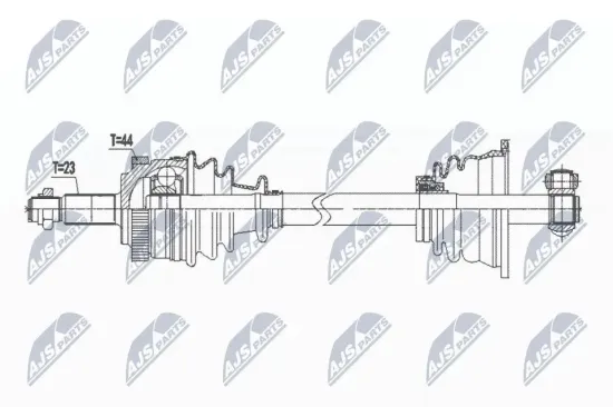 Antriebswelle Vorderachse links NTY NPW-RE-177 Bild Antriebswelle Vorderachse links NTY NPW-RE-177