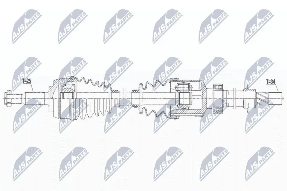 Antriebswelle NTY NPW-RE-183