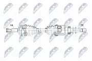 Antriebswelle Vorderachse rechts NTY NPW-RE-187
