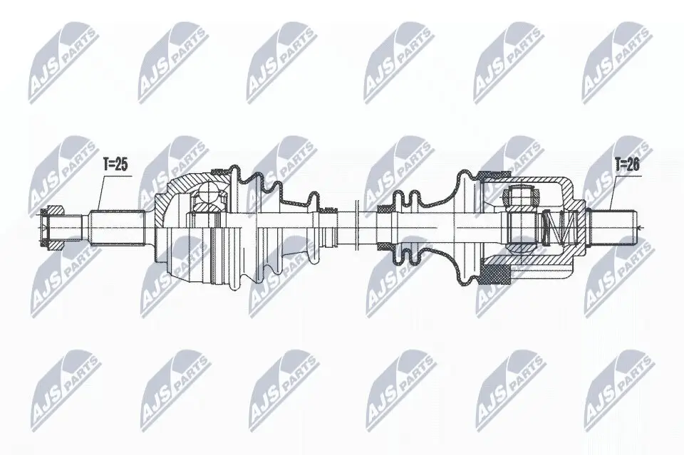 Antriebswelle NTY NPW-RE-200