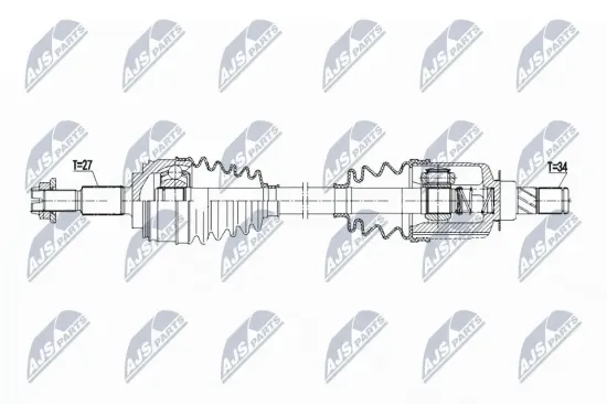 Antriebswelle NTY NPW-RE-202 Bild Antriebswelle NTY NPW-RE-202