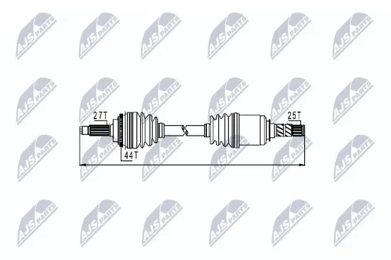 Antriebswelle NTY NPW-SB-009 Bild Antriebswelle NTY NPW-SB-009