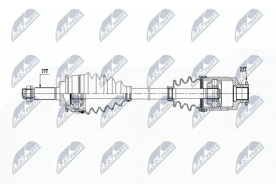 Antriebswelle NTY NPW-SB-031 Bild Antriebswelle NTY NPW-SB-031