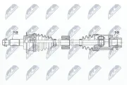 Antriebswelle Vorderachse rechts NTY NPW-SU-035