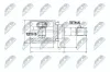 Gelenksatz, Antriebswelle Hinterachse getriebeseitig NTY NPW-TY-052 Bild Gelenksatz, Antriebswelle Hinterachse getriebeseitig NTY NPW-TY-052