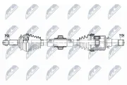 Antriebswelle Vorderachse rechts NTY NPW-TY-098