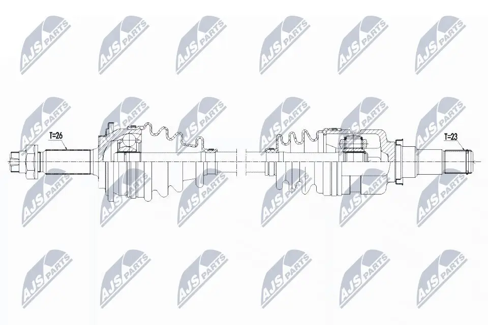 Antriebswelle NTY NPW-TY-115