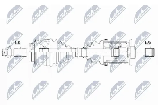 Antriebswelle NTY NPW-TY-121 Bild Antriebswelle NTY NPW-TY-121