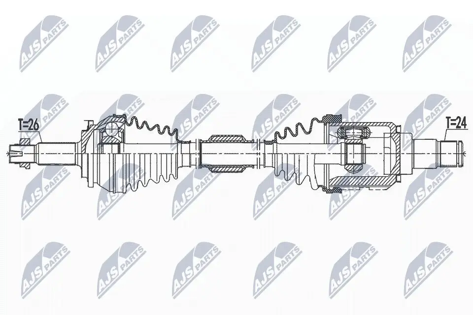 Antriebswelle NTY NPW-TY-155