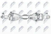 Antriebswelle Vorderachse links NTY NPW-TY-161