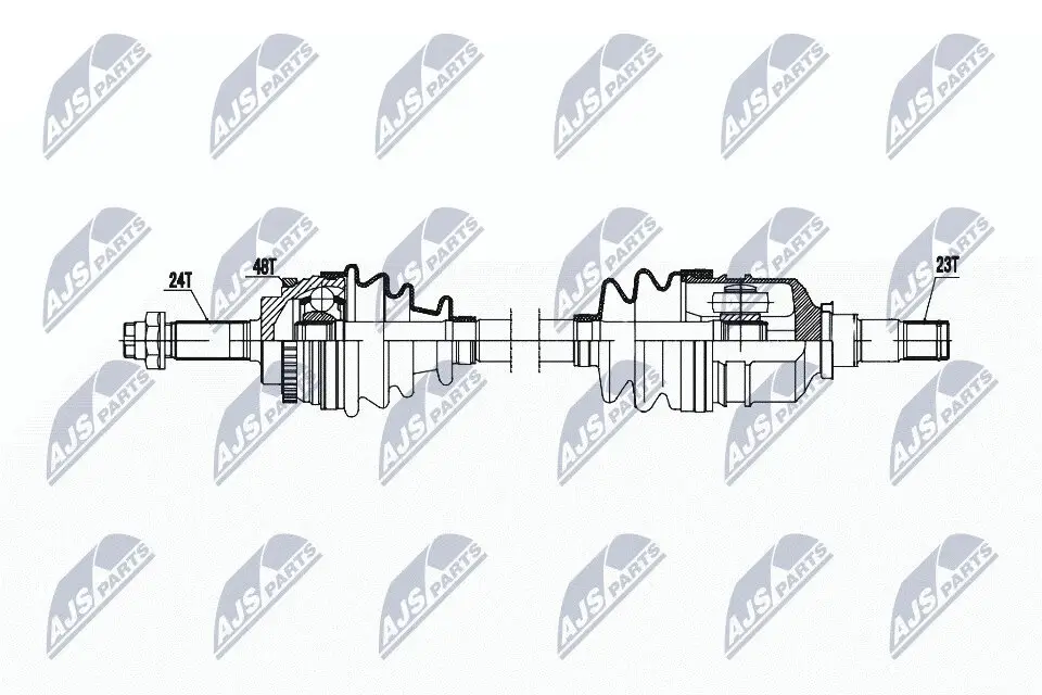Antriebswelle Vorderachse links NTY NPW-TY-178