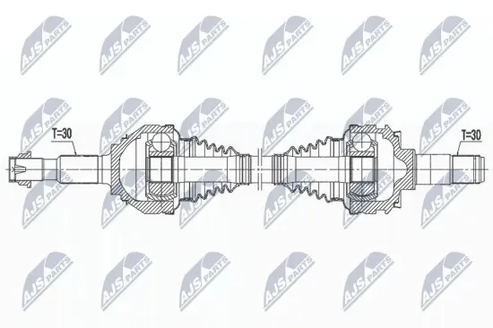 Antriebswelle Hinterachse links NTY NPW-TY-183 Bild Antriebswelle Hinterachse links NTY NPW-TY-183