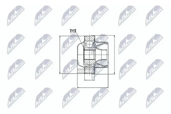 Gelenk, Gelenkwelle NTY NPW-VV-005 Bild Gelenk, Gelenkwelle NTY NPW-VV-005