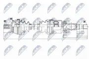 Antriebswelle Vorderachse Vorderachse rechts NTY NPW-VV-011