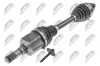 Antriebswelle Vorderachse Vorderachse links NTY NPW-VV-033 Bild Antriebswelle Vorderachse Vorderachse links NTY NPW-VV-033