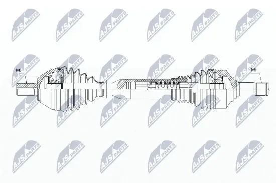 Antriebswelle NTY NPW-VV-052 Bild Antriebswelle NTY NPW-VV-052