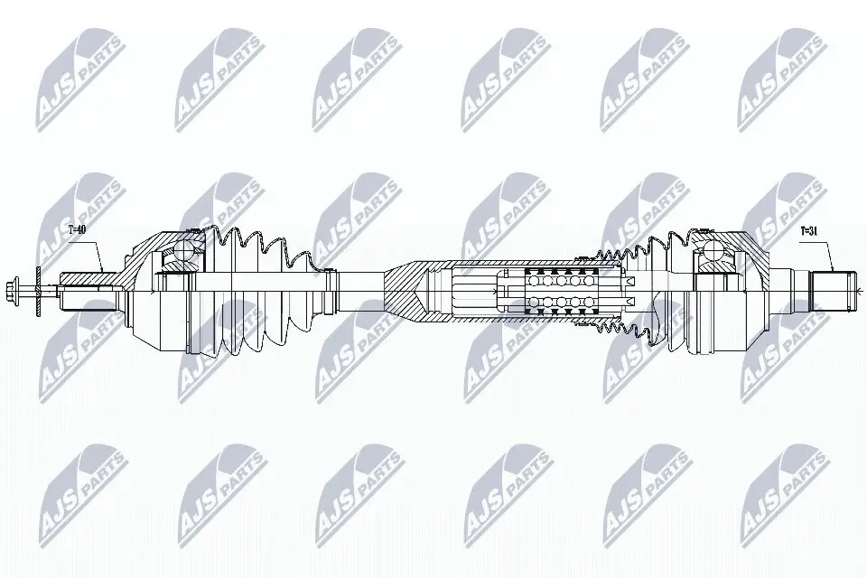 Antriebswelle NTY NPW-VV-054