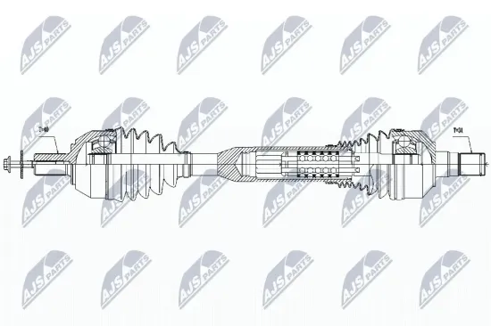 Antriebswelle NTY NPW-VV-054 Bild Antriebswelle NTY NPW-VV-054