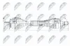 Antriebswelle Vorderachse Vorderachse links NTY NPW-VV-063 Bild Antriebswelle Vorderachse Vorderachse links NTY NPW-VV-063