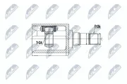 Gelenksatz, Antriebswelle Vorderachse links NTY NPW-VV-090