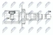 Gelenksatz, Antriebswelle NTY NPW-VV-091