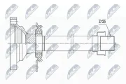 Steckwelle, Differential NTY NPW-VW-004R1