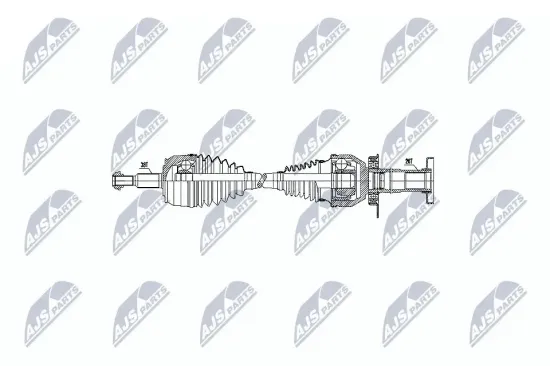 Antriebswelle Vorderachse rechts NTY NPW-VW-047 Bild Antriebswelle Vorderachse rechts NTY NPW-VW-047