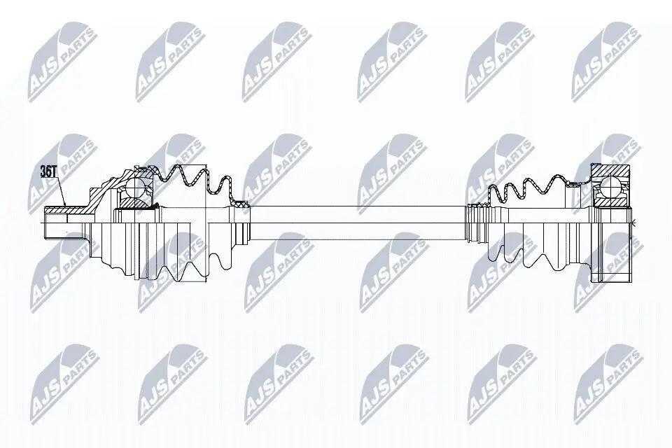 Antriebswelle Vorderachse links NTY NPW-VW-057