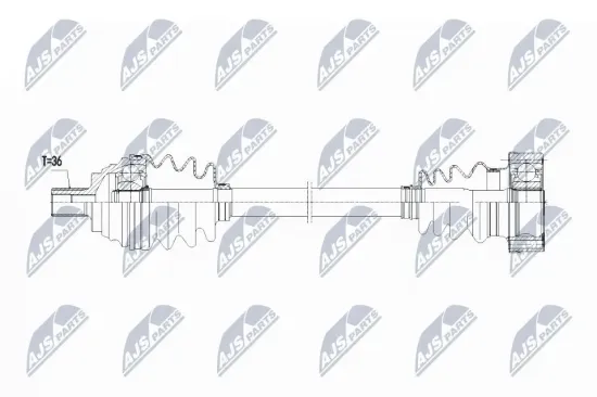Antriebswelle Vorderachse links NTY NPW-VW-067 Bild Antriebswelle Vorderachse links NTY NPW-VW-067