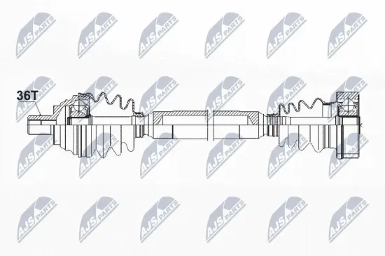 Antriebswelle Vorderachse rechts NTY NPW-VW-085 Bild Antriebswelle Vorderachse rechts NTY NPW-VW-085