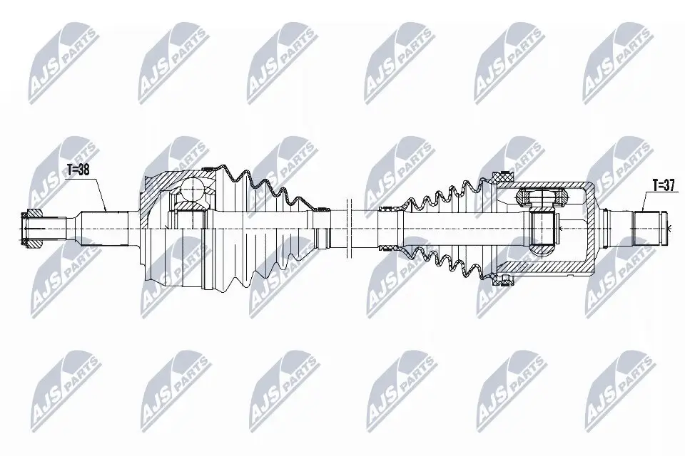 Antriebswelle NTY NPW-VW-129