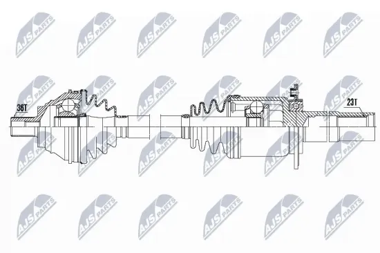 Antriebswelle Vorderachse rechts NTY NPW-VW-135 Bild Antriebswelle Vorderachse rechts NTY NPW-VW-135