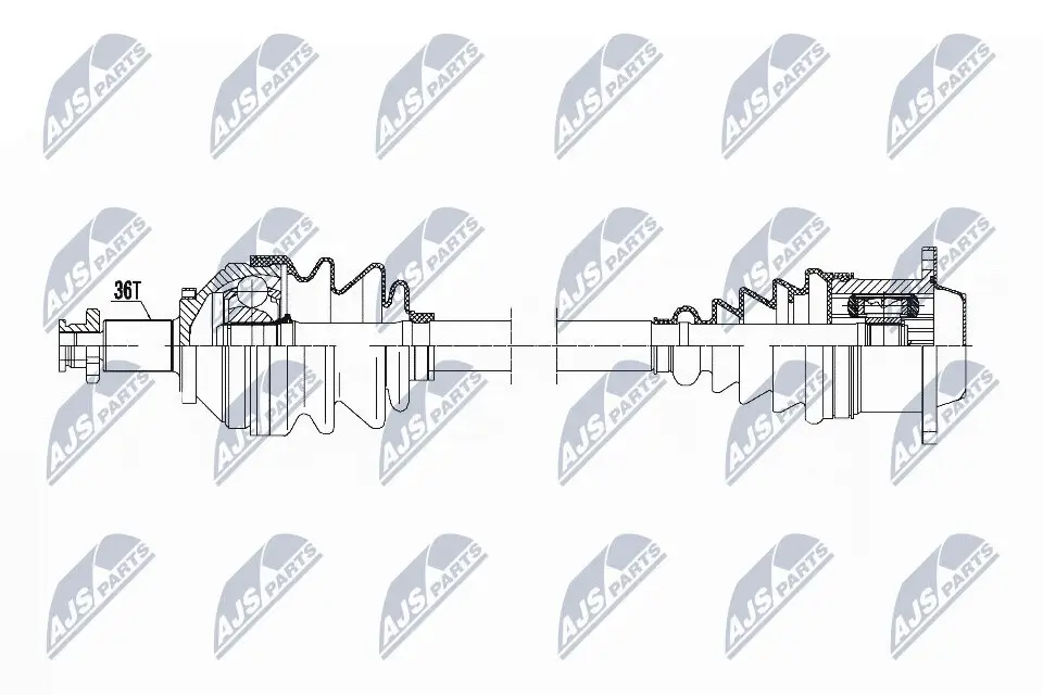 Antriebswelle NTY NPW-VW-145