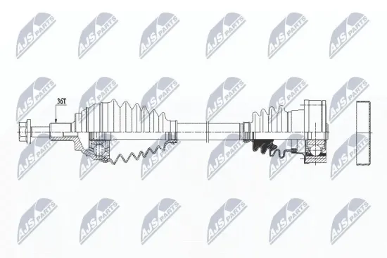 Antriebswelle Vorderachse rechts NTY NPW-VW-149 Bild Antriebswelle Vorderachse rechts NTY NPW-VW-149