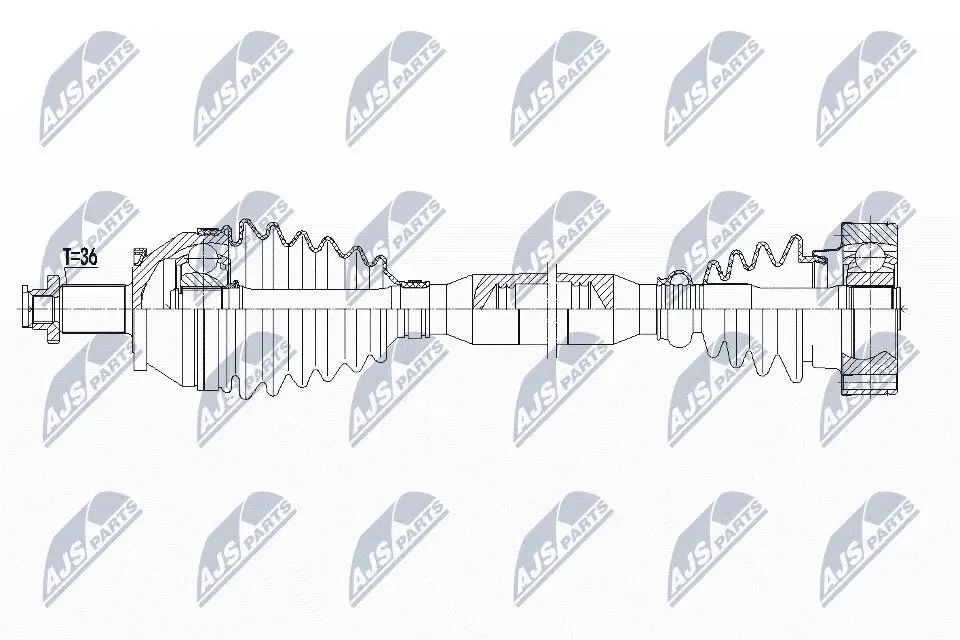 Antriebswelle NTY NPW-VW-162