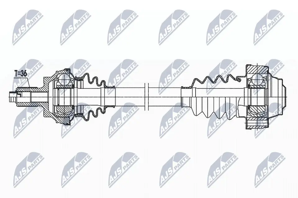 Antriebswelle NTY NPW-VW-169