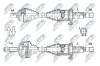 Antriebswelle Vorderachse rechts NTY NPW-VW-179 Bild Antriebswelle Vorderachse rechts NTY NPW-VW-179