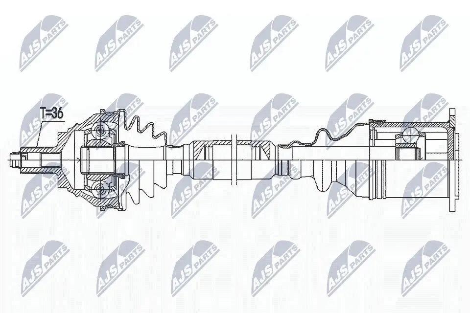 Antriebswelle NTY NPW-VW-185