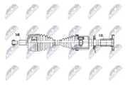 Antriebswelle Vorderachse rechts NTY NPW-VW-223